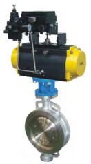 D671H型氣動(dòng)對(duì)夾式蝶閥